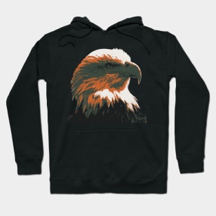 Bald Eagle Portrait Hoodie